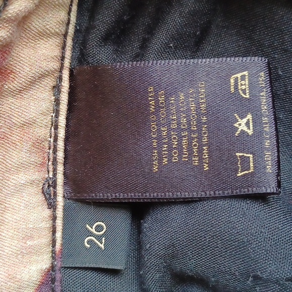 J Brand/Christopher Kane RARE Limited Edition Floral Skinny Jeans- Sz. 26 - Picture 4 of 12
